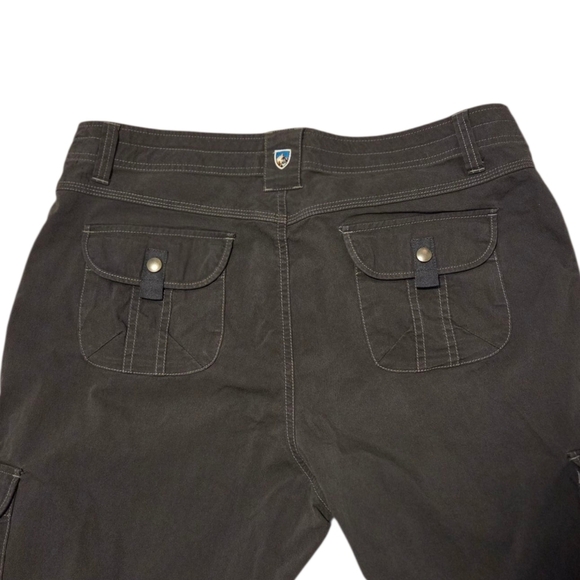 Kuhl Splash Roll-Up Pant Cargo Pockets Adjustable To Capri Women's Size 14 Gray - Picture 4 of 11